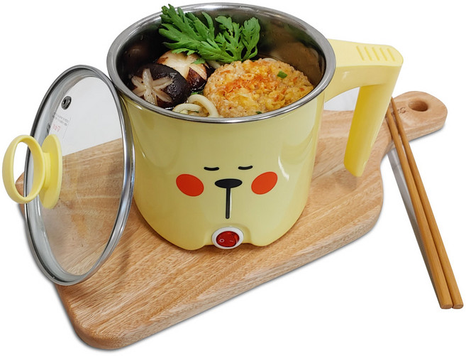 에버튼하우스 보니타 라면포트 옐로우 1L, EHYS-NP6673C