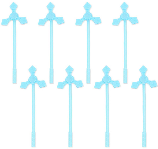 스피너 젤 펜 0.5mm, 스카이블루, 8개