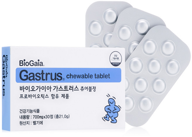 바이오가이아 가스트러스 프로바이오틱스 츄어블정, 1개, 21g