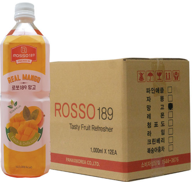 로쏘189 망고베이스, 1L, 12개