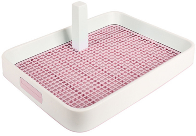 파스텔펫 강아지 원터치 간편 배변판, 핑크, 1개