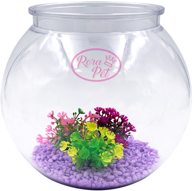 로라펫 복조리 컬러 어항 세트, 라일락 바이올렛, 1개