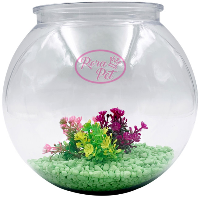 로라펫 복조리 어항 컬러 세트, 애플 그린, 1개