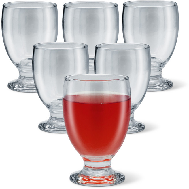 다이아글라스 치어풀 고블렛잔 300ml 대, 6개