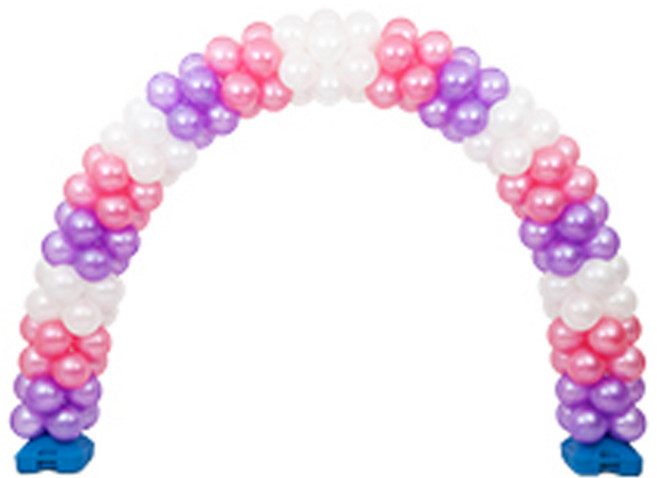 조이파티 풍선아치 만들기 풍선만 러블리 스택 펄화이트 48p + 펄라이트핑크 52p + 펄라이트라벤더 52p 세트, 혼합색상, 1세트