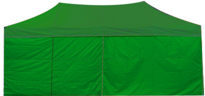 홍캐노피 스틸 접이식 행사용 캐노피천막 민자 벽면 32mm x 2.5m x 2.5m, 녹색, 1개