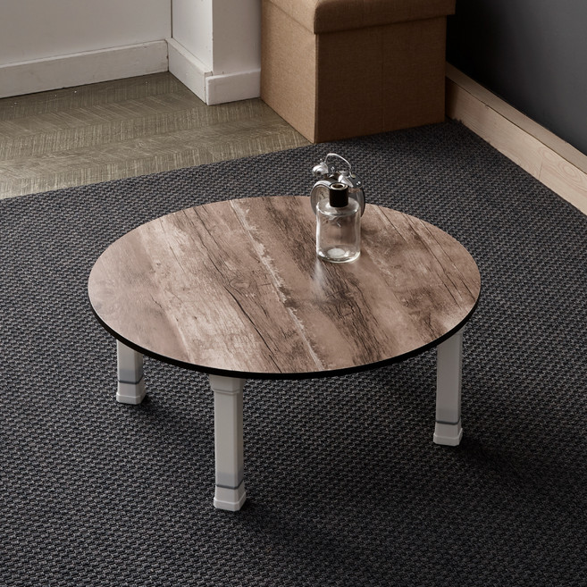 조은세상 LPM 원형 테이블 R600, 내추럴