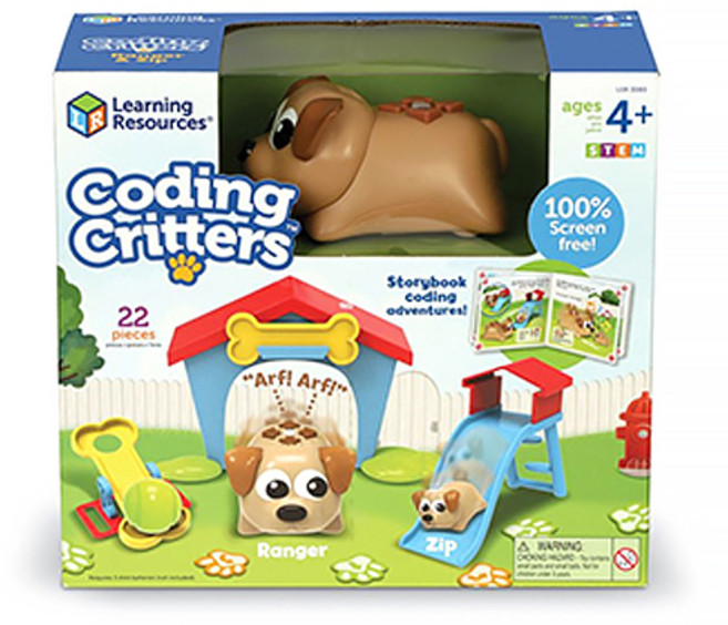 러닝리소스 코딩크리쳐 강아지 코딩교육완구 LER3080, 1개