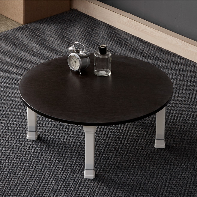 조은세상 LPM 원형 테이블 R750, 블랙