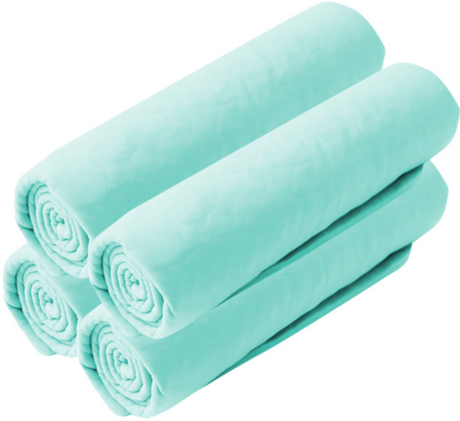 블럭마트 심플 반려동물타월 4p, 그린