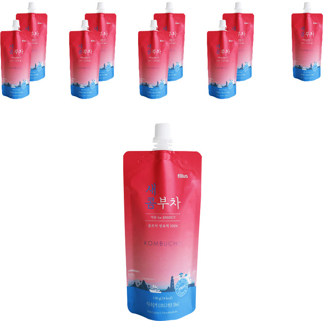 필러스 석류맛 새콤부차, 130g, 10개