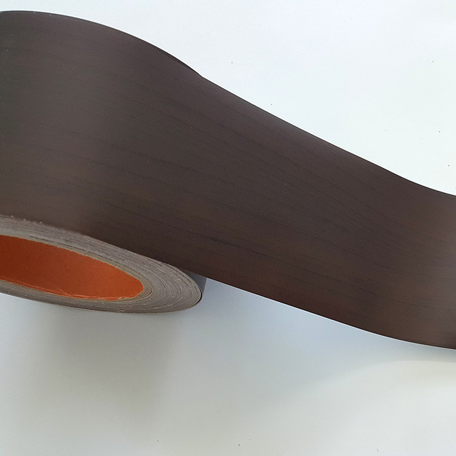 띠몰딩 시트지, 월넛, 8cm x 15m