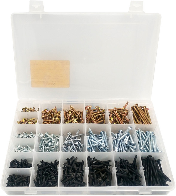 Innotime 華司頭自攻螺絲 21種套組 1019, 1套