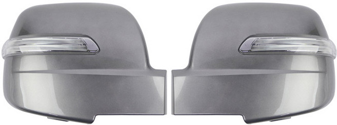 카미리 차량용 LED 사이드미러 커버 3Way 제네시스 타입 NCA 슬릭실버 2012년~, 그랜드스타렉스 2017년~, 1개