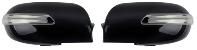 카미리 차량용 LED 사이드미러 커버 1Way 제네시스 타입 AA 블랙다이아몬드, 그랜져TG 2005~2008년, 1개