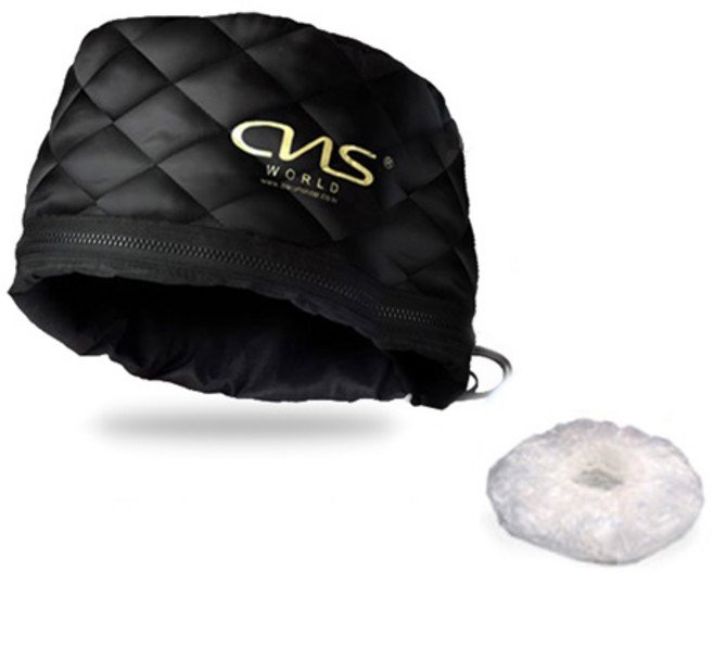 씨엔에스월드 전문가용 홈케어 전기 헤어캡 특대 + 비닐캡 50p 세트, WH-1, 혼합색상