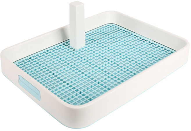 파스텔펫 강아지 원터치 간편 배변판, 블루, 1개