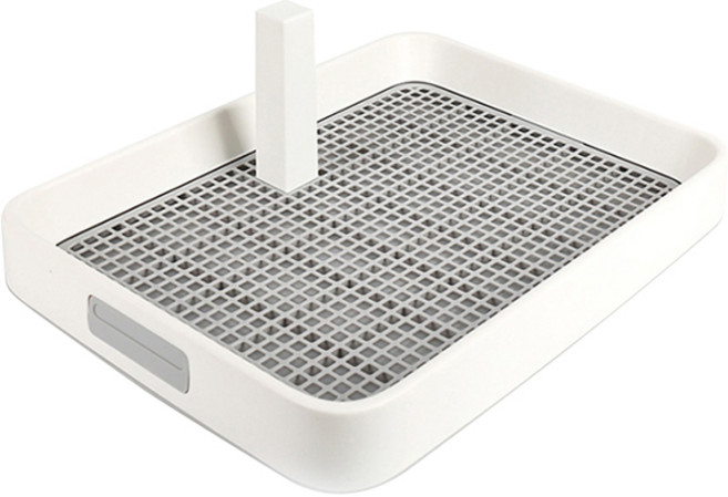 파스텔펫 강아지 원터치 간편 배변판, 그레이, 1개