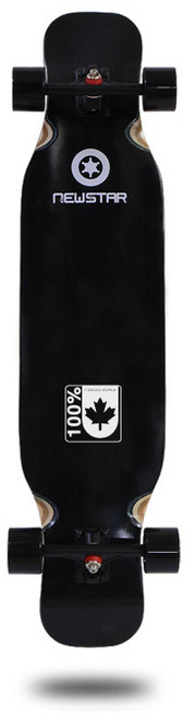 newstar 성인용 롱보드, 블랙, 1개