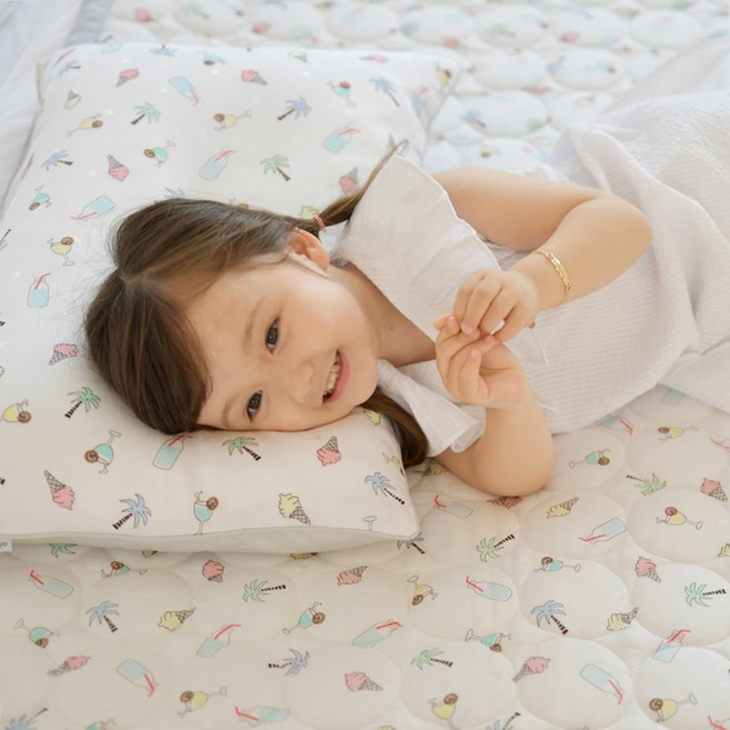 아띠블랑 아이스 인견 아기 유아 논슬립 여름 쿨 패드, 팜트리, 1개