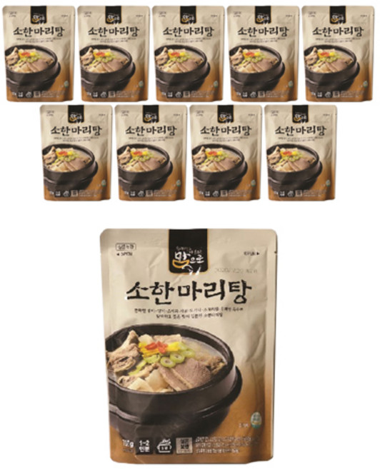 맘으로 소한마리탕, 750g, 10개