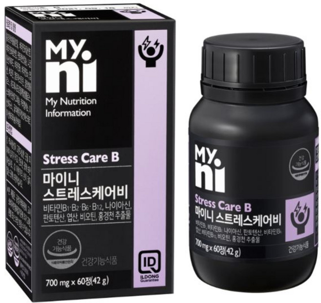 마이니 스트레스 케어비 영양제, 60정, 1개