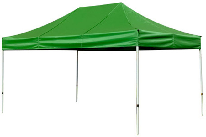 홍캐노피 행사용 알루미늄 접이식 캐노피천막 3 x 3 m, 녹색, 1개