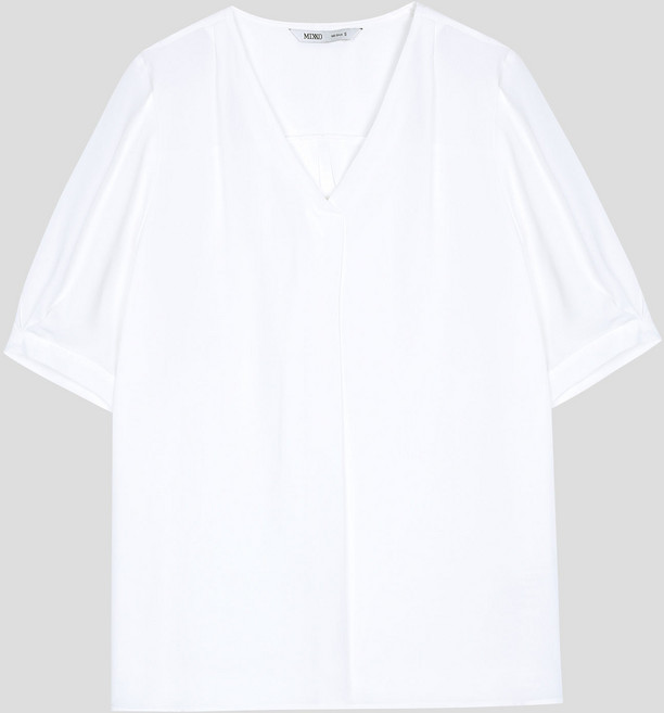 미쏘 베이직 V넥 블라우스