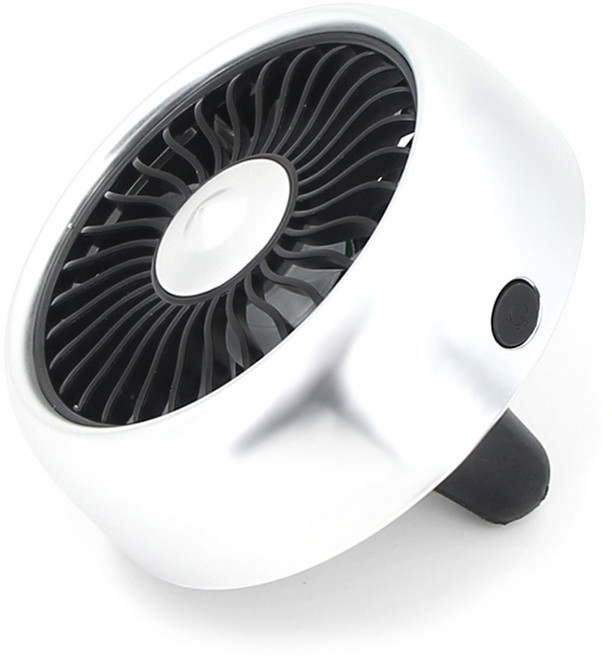 디지지 LED 써큘레이터 차량용 선풍기, DG205, 실버