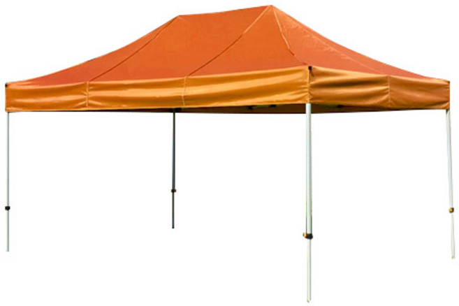 홍캐노피 스테인레스 캐노피천막 2.5 x 2.5 m, 주황, 1개