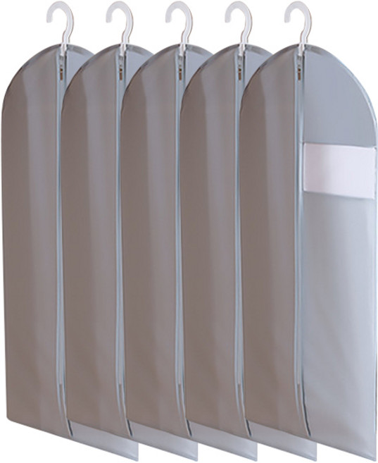 마켓피오 모던 부직포 옷커버 그레이 60 x 130 cm, 1개입, 5개