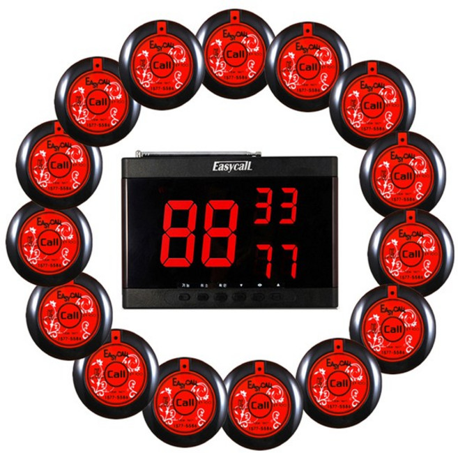 이지콜 3구 수신기 + 호출벨 15p 세트, 1세트