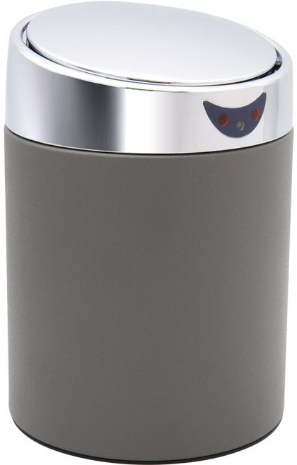 컴스 자동센서 미니 휴지통 TC543, 그레이