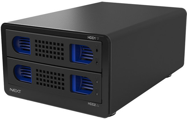 넥스트유 HDD 2베이 USB3.0 DataStorage NEXT-802U3 RAID, 1개