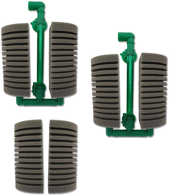 아마존 프리미엄 나노 필터 스펀지 여과기 AMZ-L 2p + 리필 스펀지 세트, 1세트