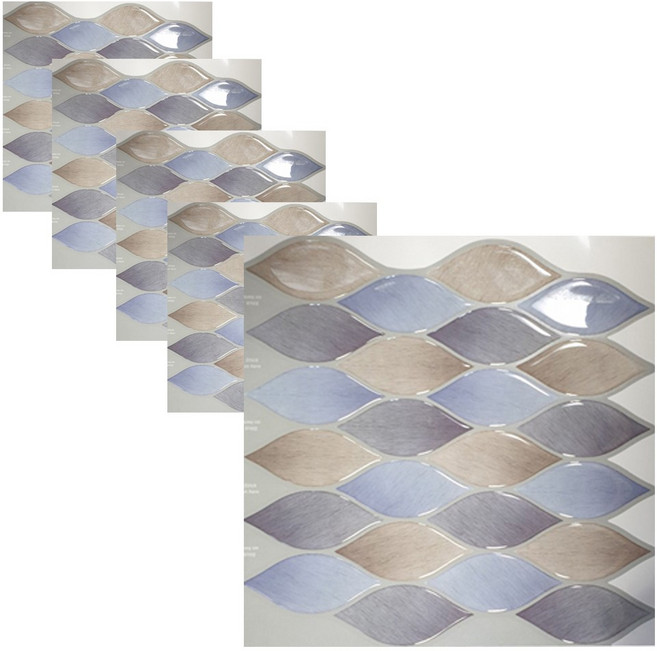 3D 매직 젤 타일 시트지 5p, EMTS_47