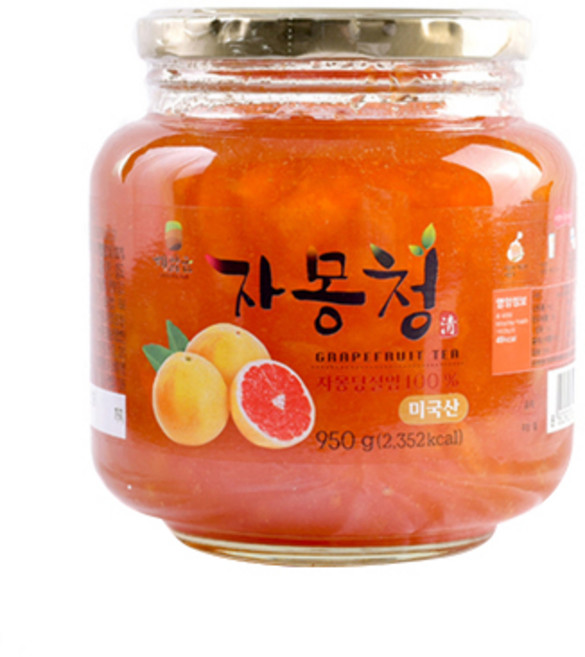 해맑음 새콤달콤 자몽청, 950g, 1개