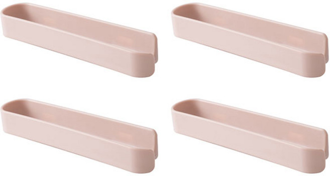 앤티스 라이크키친 다용도 접착식 행주걸이, 핑크, 4개