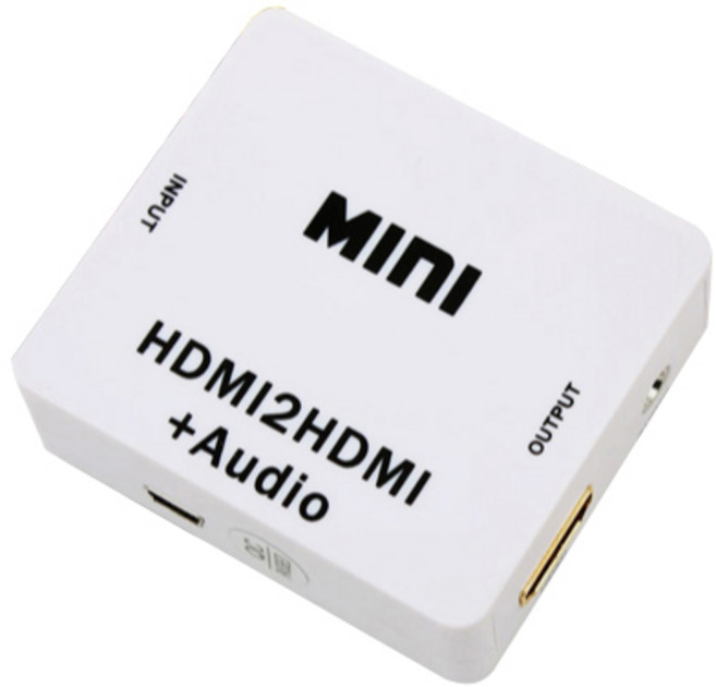 HDMI컨버터 HDMI to HDMI + 스테레오 오디오, PA-AV2HDMI, 1개