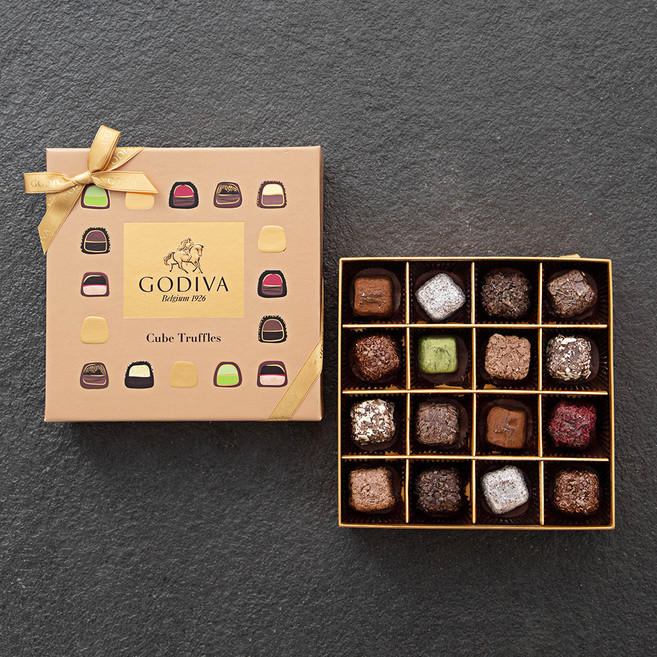 고디바 큐브 트뤼프 초콜릿 16p, 179g, 1세트