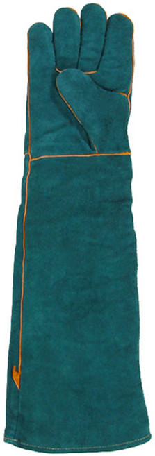 애구애구 강아지훈련 가죽 물림방지 세이프 장갑 20 x 62 cm, 청록색, 1개