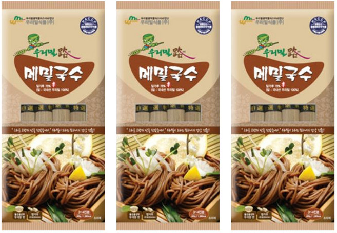 우리밀로 메밀국수, 400g, 3개