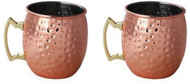 스텐 볼록 머그 오목무늬 500~600ml, 2개