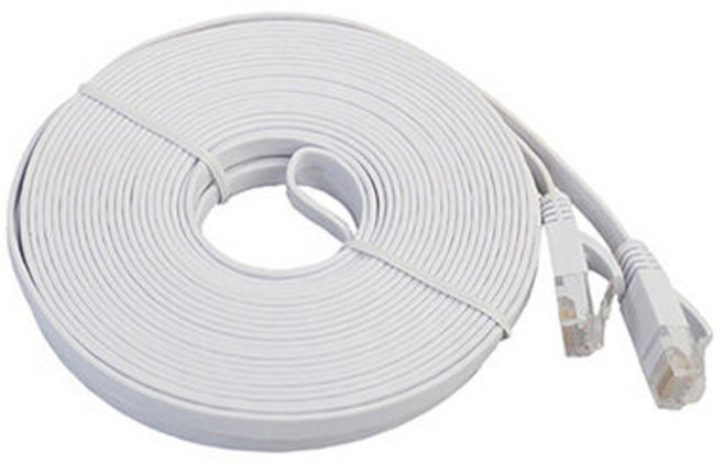 평면 인터넷선 기가 랜케이블 CAT.6, 화이트, 1개, 20m