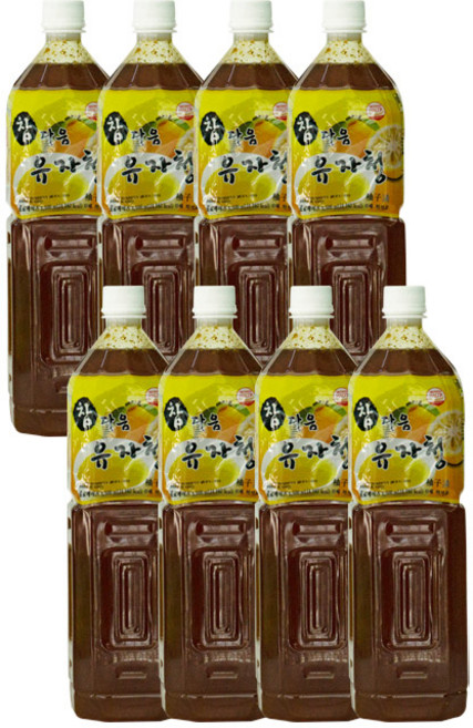 파낙스 참다음 유자청, 1.5L, 8개