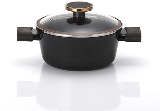 네오플램 인덕션 노블레스 양수 냄비, 20cm, 혼합색상, 1개