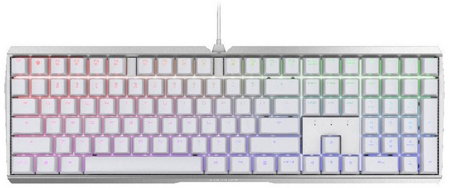 CHERRY 機械式有線標準型鍵盤, 白色, MX BOARD 3.0S RGB, 紅軸