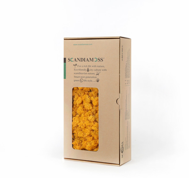 SCANDIAMOSS 苔蘚 RM500 黃色 500g, 1個