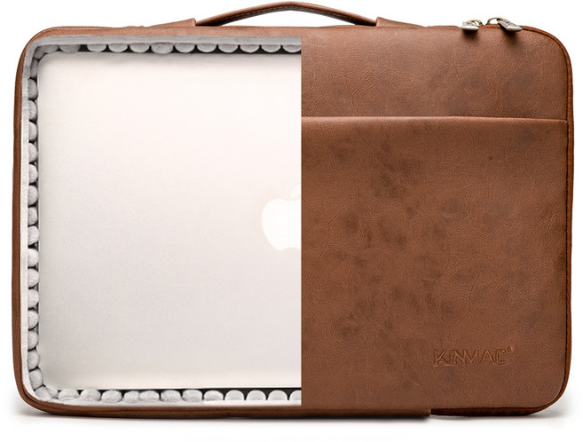 킨맥 360쉴드 노트북 파우치, 레더브라운, 1개