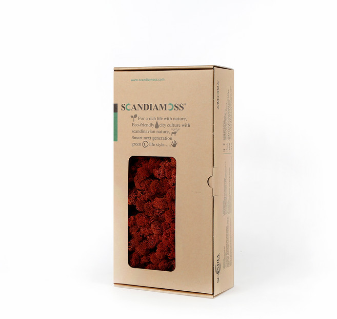 SCANDIAMOSS 苔蘚 RM500 赭紅色 500g, 1個